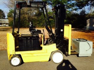 Forklift,  ' 96 Yale Erco80 Electric Fork Truck W/ Battery Charger,  Low Hrs.  8000 photo