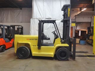 2005 Hyster H155xl2 15500lb Dual Drive Pneumatic Forklift Diesel Lift Truck photo