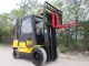 Hyster H60xm Forklift Lift Truck Hilo Fork,  6000lb Cap,  Solid Pneumatic Tire Forklifts photo 5