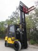 Hyster H60xm Forklift Lift Truck Hilo Fork,  6000lb Cap,  Solid Pneumatic Tire Forklifts photo 7