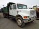 2002 International 4700 Crew Cab Landscaping Dump Truck Dump Trucks photo 1