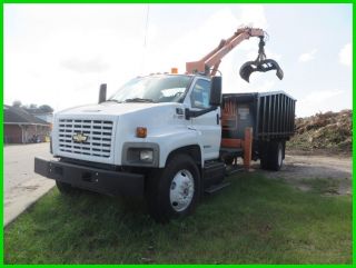 2007 Gmc C7500 Peterson Lighting Loader Tl3 Grapple Dump Truck photo