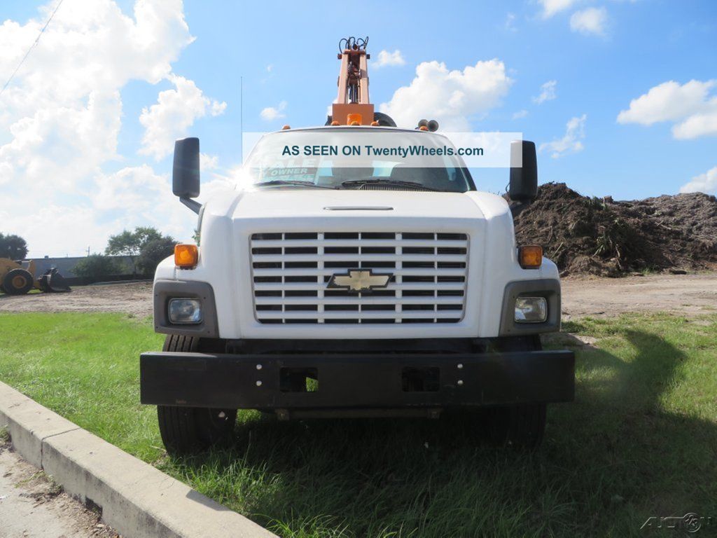 2007 Gmc C7500 Peterson Lighting Loader Tl3 Grapple Dump Truck