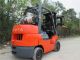 2011 Toyota 7fgcu35 Forklift Lift Truck Hilo Fork,  8000lb Capacity Cushion Tire Forklifts photo 3