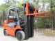2011 Toyota 7fgcu35 Forklift Lift Truck Hilo Fork,  8000lb Capacity Cushion Tire Forklifts photo 4