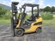 2006 Cat Forklift C5000.  5000 Lb Capacity.  Three Stage Mast.  188 In Lift Forklifts photo 2