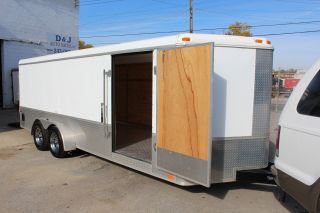 20 ' V - Nose Enclosed Trailer Rocky Top 720 Lt 20 ' X 7 ' Motorcycle Toy Hauler photo