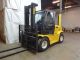 2008 Yale Gdp155vx 15500lb Pneumatic Forklift Diesel Lift Truck Hi Lo Cab W/heat Forklifts photo 2
