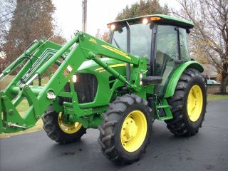 1 Owner - 2012 John Deere 5093 E Limited Cab+loader+4x4 With 640 Hours - Cond photo