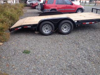 2016 Flatbed Utility Trailer - - 16 Ft.  Deluxe 7000 - Barely photo