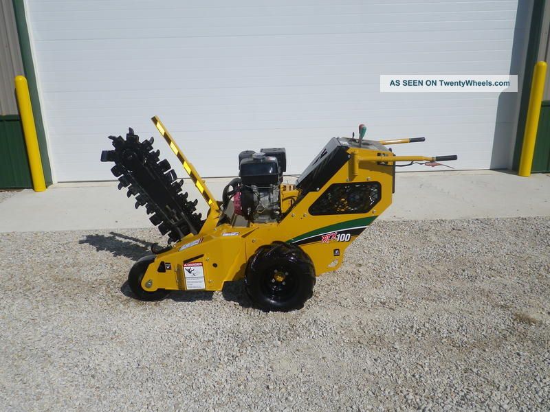 2011 Vermeer Rtx100 Trencher Self Propelled Hydraulic Steering Runs Well Trenchers - Riding photo