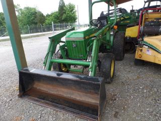John Deere 955 Compact 4wd Tractor 606hrs Ldr photo