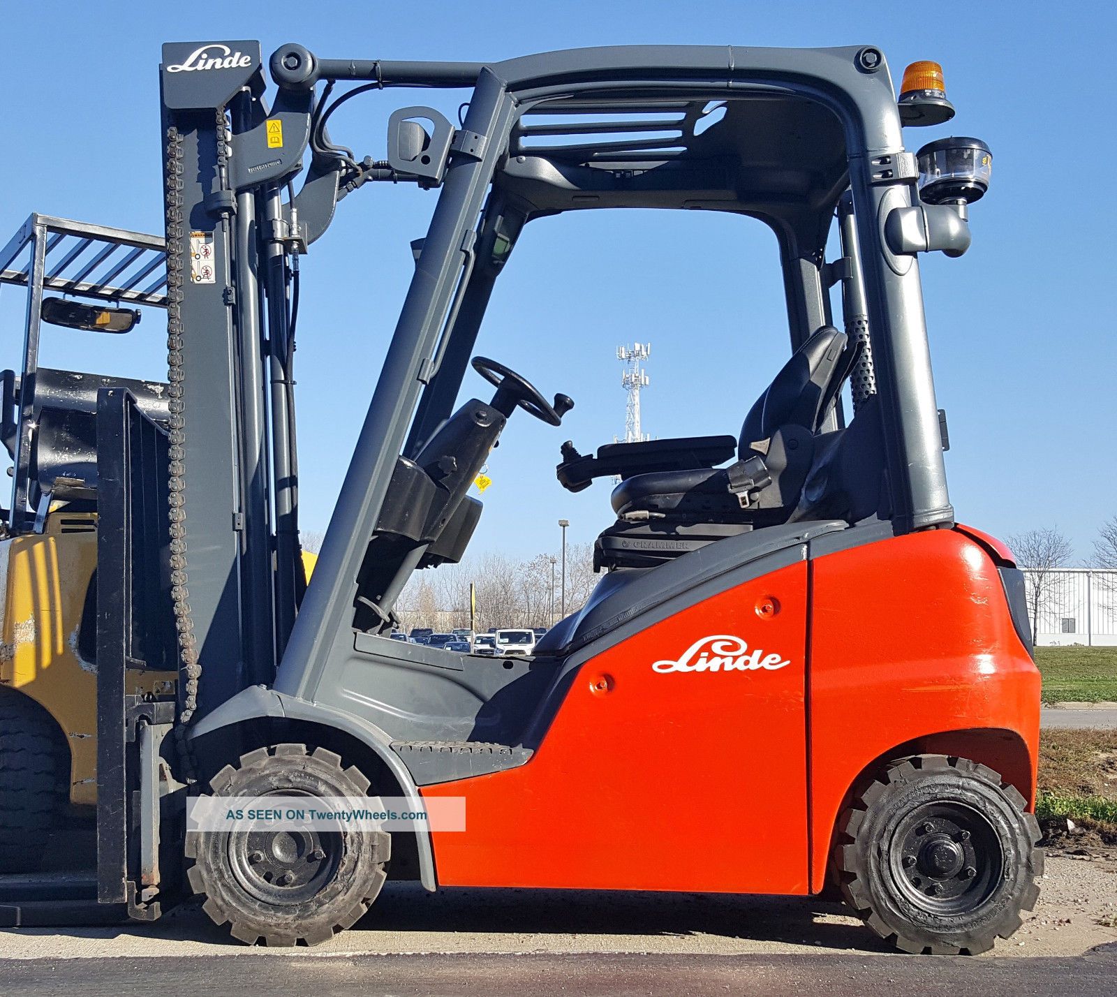 2012 Linde Pneumatic H16d 3500lb Diesel All Forklift Lift Truck Forklifts photo