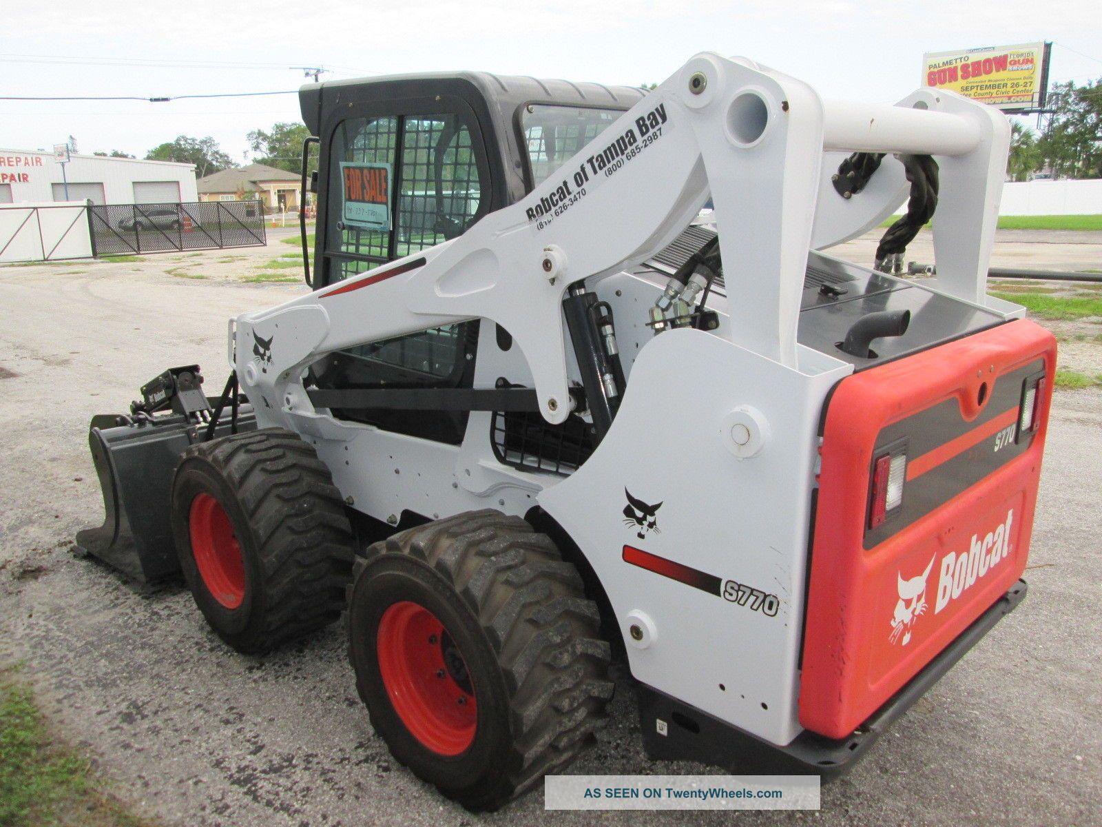 2012 Bobcat Model S770 Skid Steer With 80 " Grapple Bucket