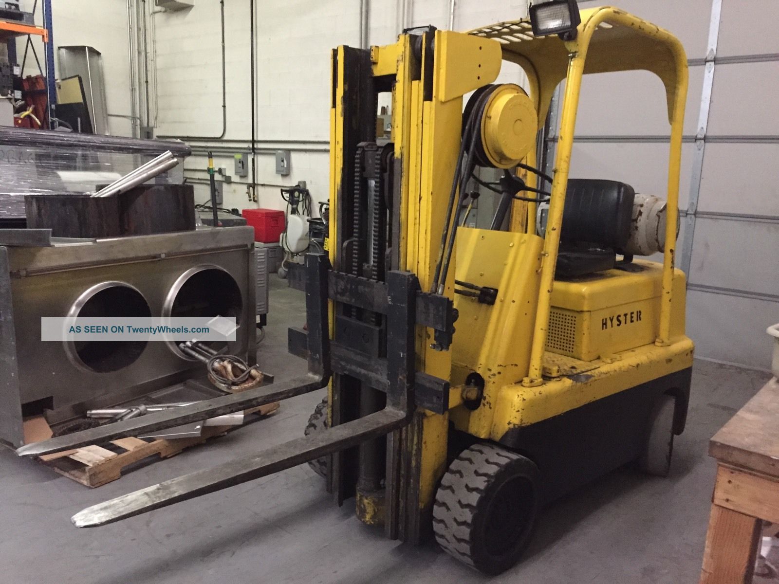 Hyster 5000 Lb / Pound Lp Propane Gas Forklift Forklifts photo