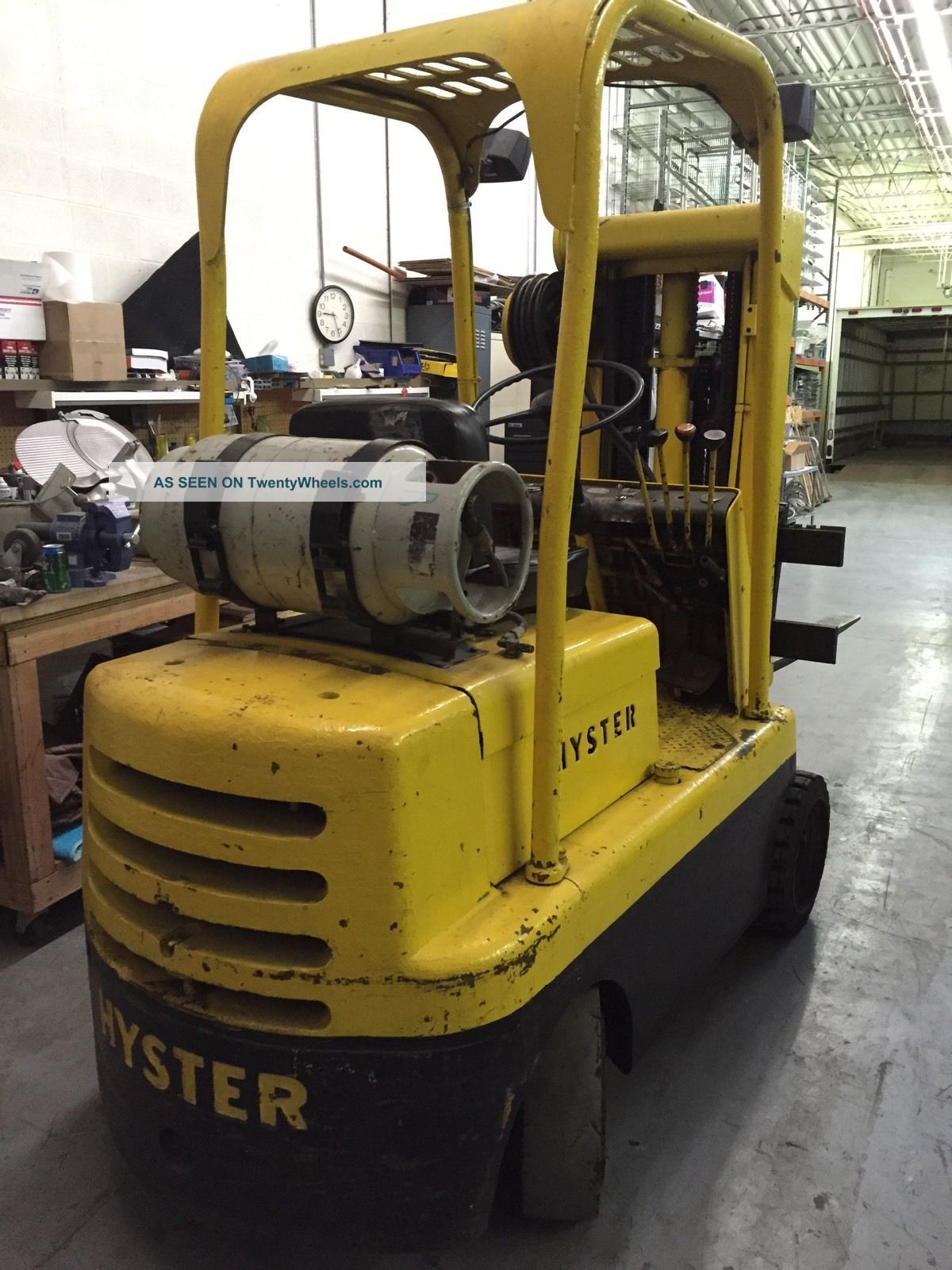 Hyster 5000 Lb / Pound Lp Propane Gas Forklift