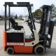 Nissan Model Csp01l18s (2006) 3500lbs Capacity Great 4 Wheel Electric Forklift Forklifts photo 3