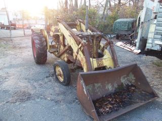 L@@k Old Case Tractor As You See It With Loader Nj photo