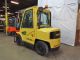 2001 Hyster H90xms 9000lb Pneumatic Forklift Diesel Lift Truck Full Cab W Heat Forklifts photo 3