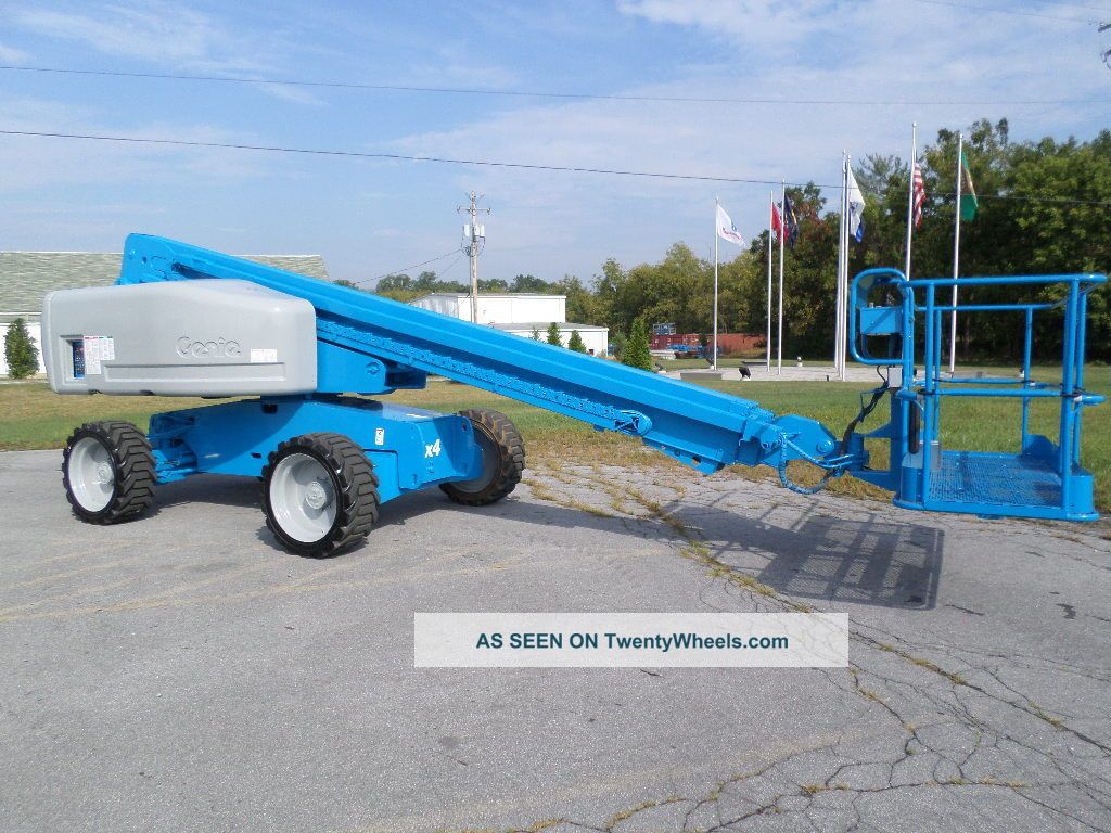 2007 Genie S60 Boom Lift Manlift Man Lift Aerial Straight Stick Boomlift Reduced Scissor & Boom Lifts photo