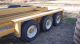 3 Axle Flatbed Heavy Equipment Trailer Pintle Trailers photo 5