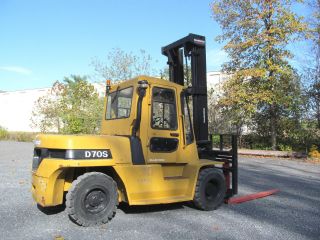Doosan D70s - 2,  15,  000 Diesel Forklift,  Sideshift,  Cab,  Hyster H155xl Gdp155 photo