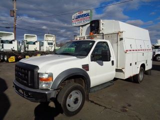 2008 Ford F550 Service Utility Truck 6.  4l Turbo Diesel photo