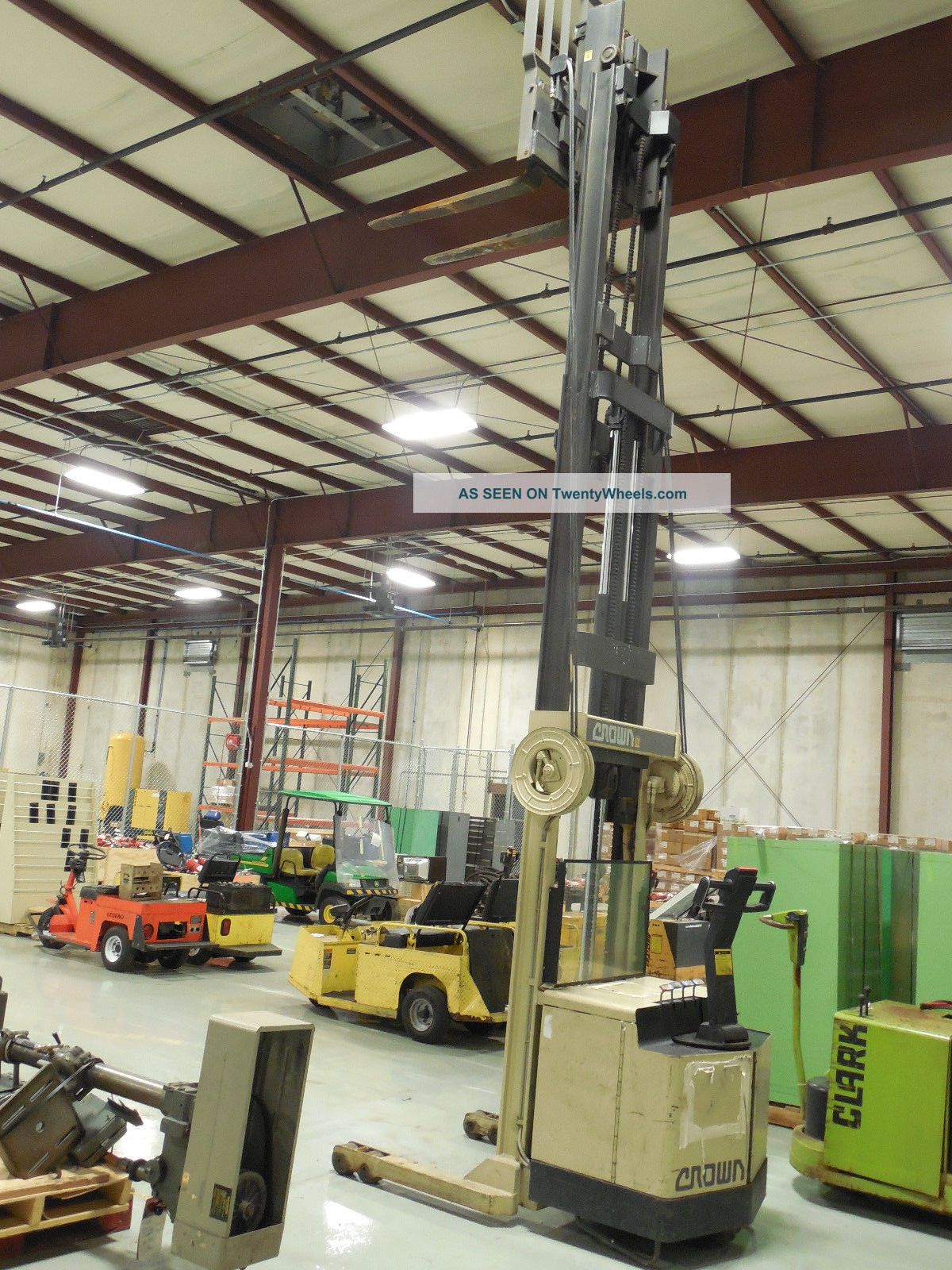 Crown 30wrtt S Walk Behind Forklift Walkie Stacker Triple 188