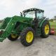 2014 John Deere 6115r Cab Tractor With H340 Front Loader Tractors photo 1