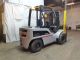 2009 Nissan Pd90 (mw1f4a40v) 9000lb Dual Drive Pneumatic Forklift Diesel Truck Forklifts photo 5