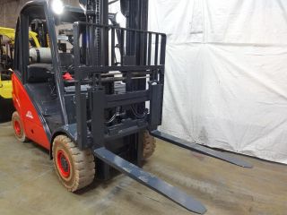 2006 Linde H30t 6000lb Solid Pneumatic Forklift Lpg Fuel Lift Truck Hi Lo 92/132 photo