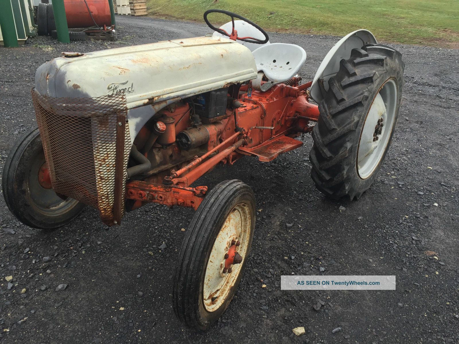 Early Ford 8n W/ Sherman Step Up Transmission 3pt, Pto 6v Rare