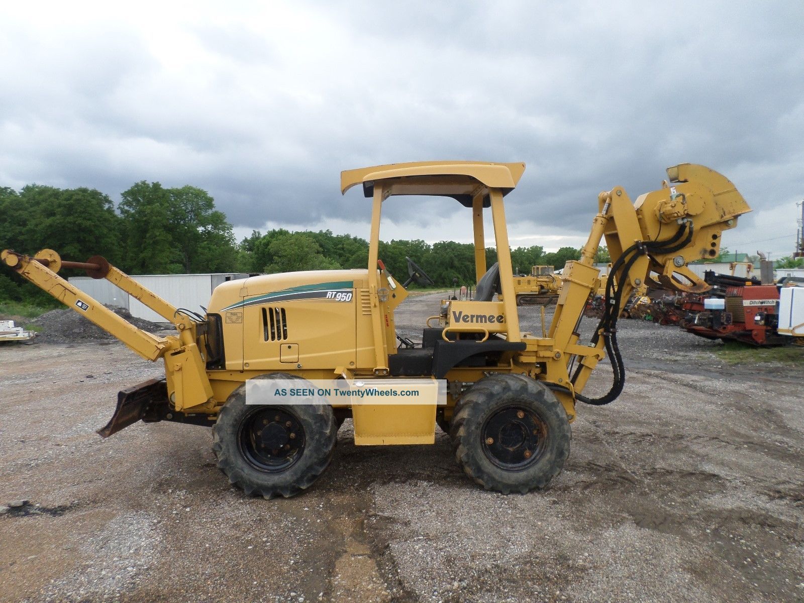 07 Vermeer Rt950 Cable Plow 405 Orig Hrs Trenchers - Riding photo