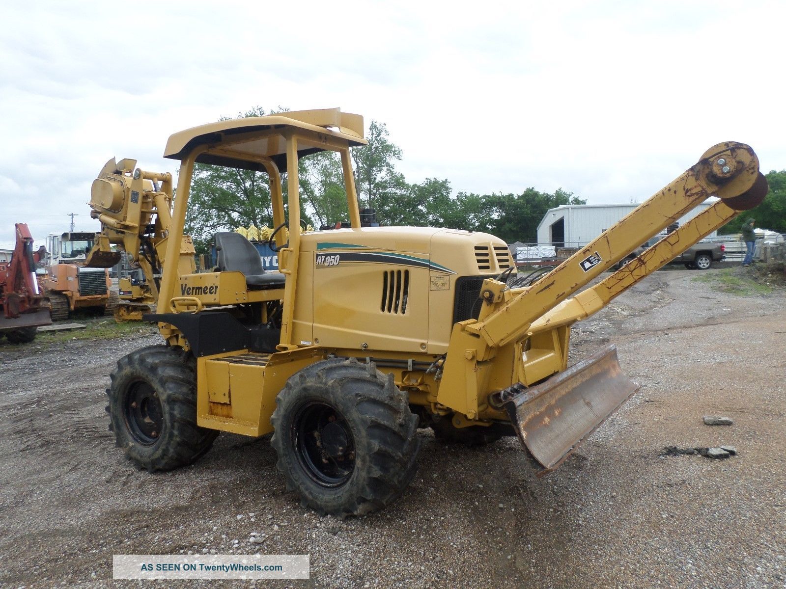 07 Vermeer Rt950 Cable Plow 405 Orig Hrs