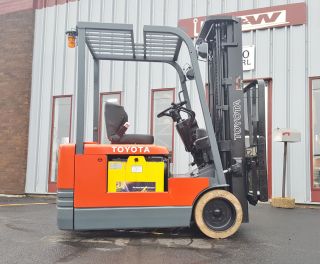 Toyota Electric 5fbe15 3 Wheeler 3000lb Forklift Lift Truck photo