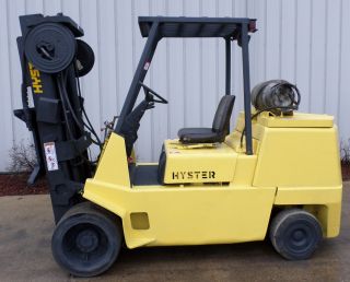 Hyster Model S120xl (1998) 12000lbs Capacity Great Lpg Cushion Tire Forklift photo