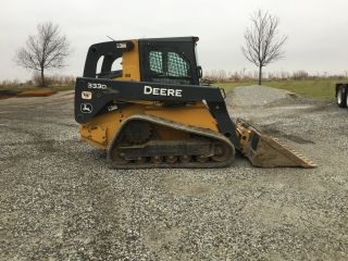 John Deere 333d Rubber Track One Owner Less Than 560 Hours photo