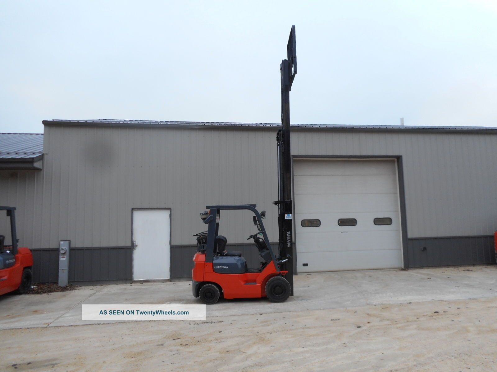 Toyota 7fgu15 Pneumatic Tire Forklift Lift Truck