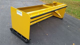 10 ' Snow Pusher Boxes With Pullback Bar Skid Steer Bobcat photo