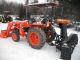 Kubota L3400 Loader 4x4 Snowblower Compact Tractor 89 Hours Tractors photo 2