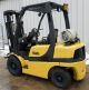 Yale Model Glp050vx (2007) 5000lbs Capacity Great Lpg Pneumatic Tire Forklift Forklifts photo 1