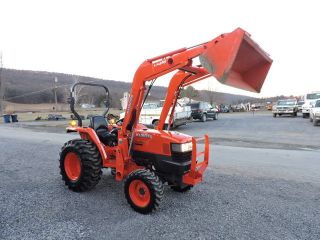 2010 Kubota L2800 Xtra Compact Tractor Loader 4x4 3 Point Hitch 540 Pto Hydro photo