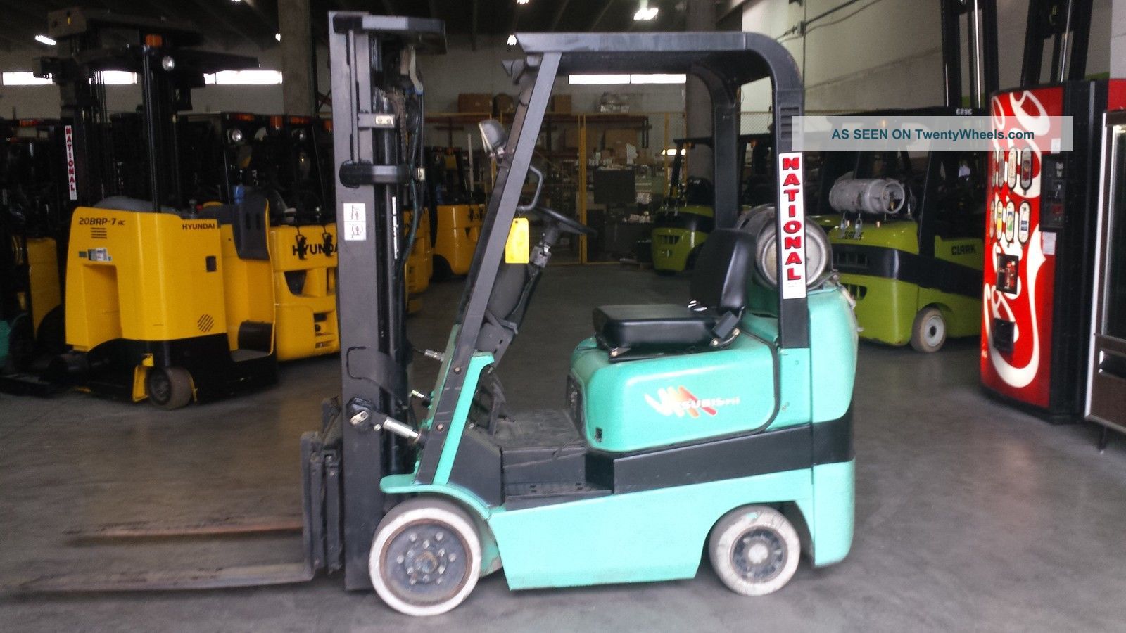 Mitsubishi Fgc18k 3000lbs Capacity Forklift Lift Truck Forklift Forklifts photo