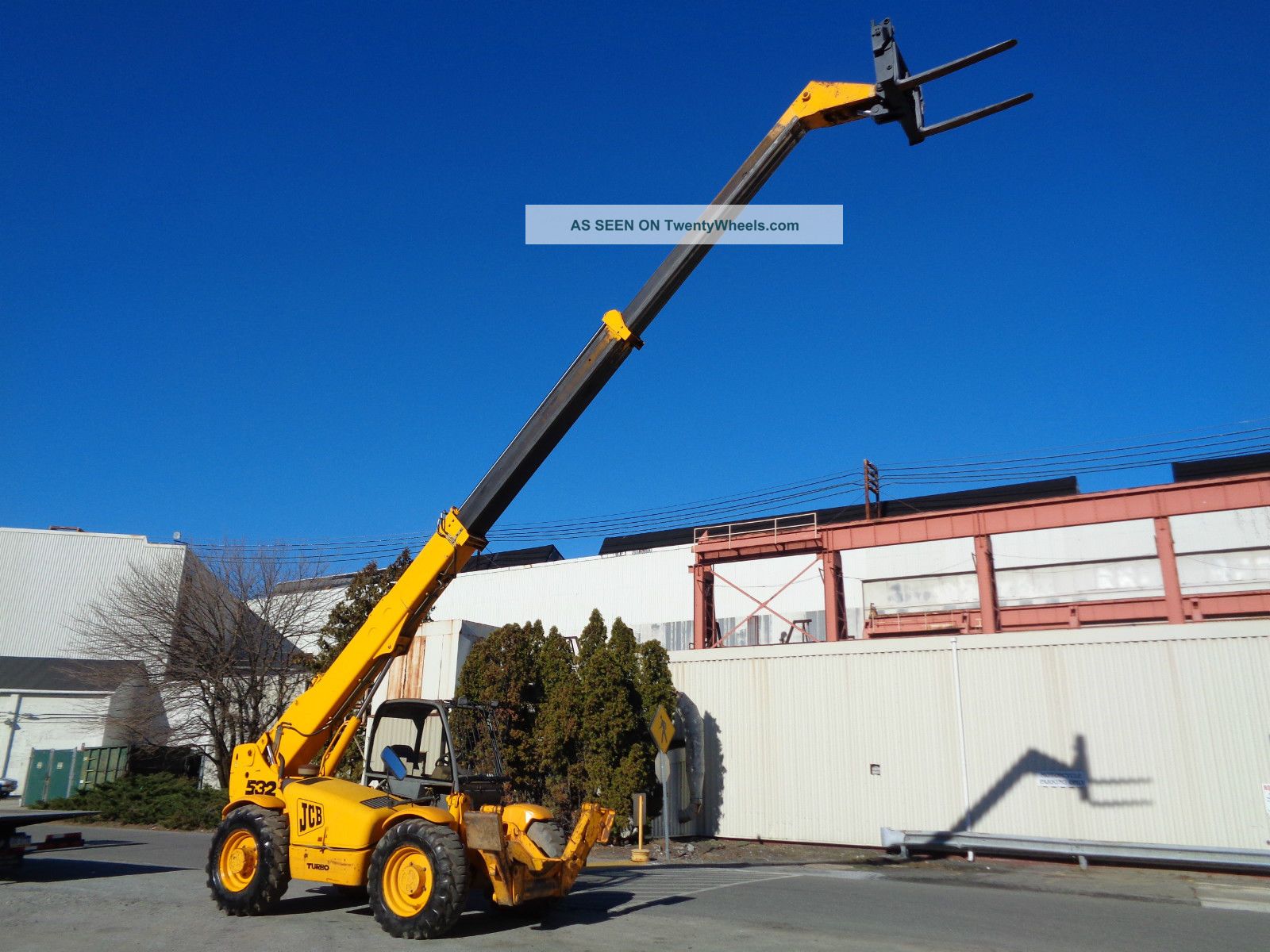 Jcb 532 7, 000lbs 40ft Height Telescopic Telehandler Boom Lift Forklift