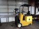 Yale 4000 Lb Electric Fork Lift 15 Ft Lift Capacity W/ Battery Charger Hoists photo 1