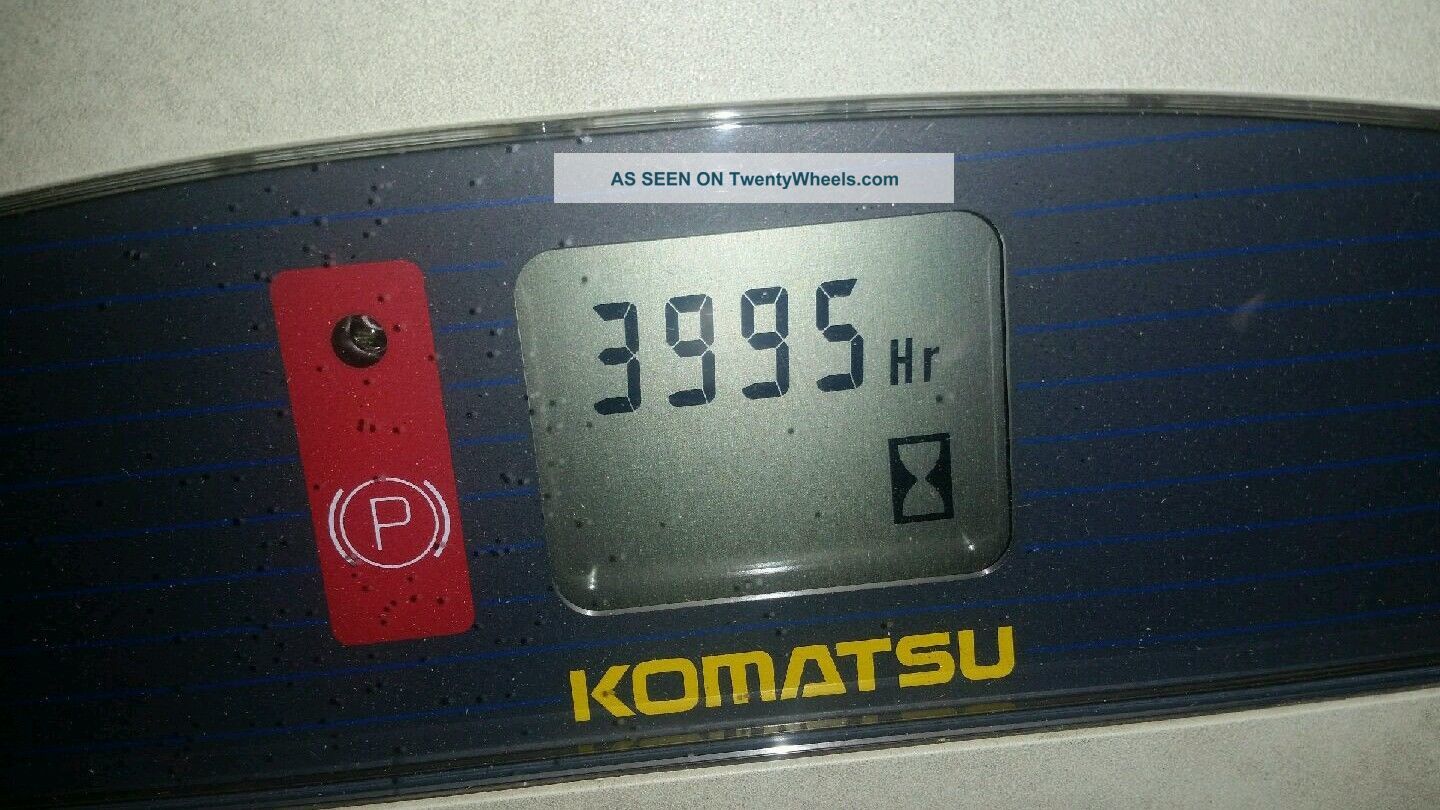 2000 Komatsu Electric Fork Lift And Charger