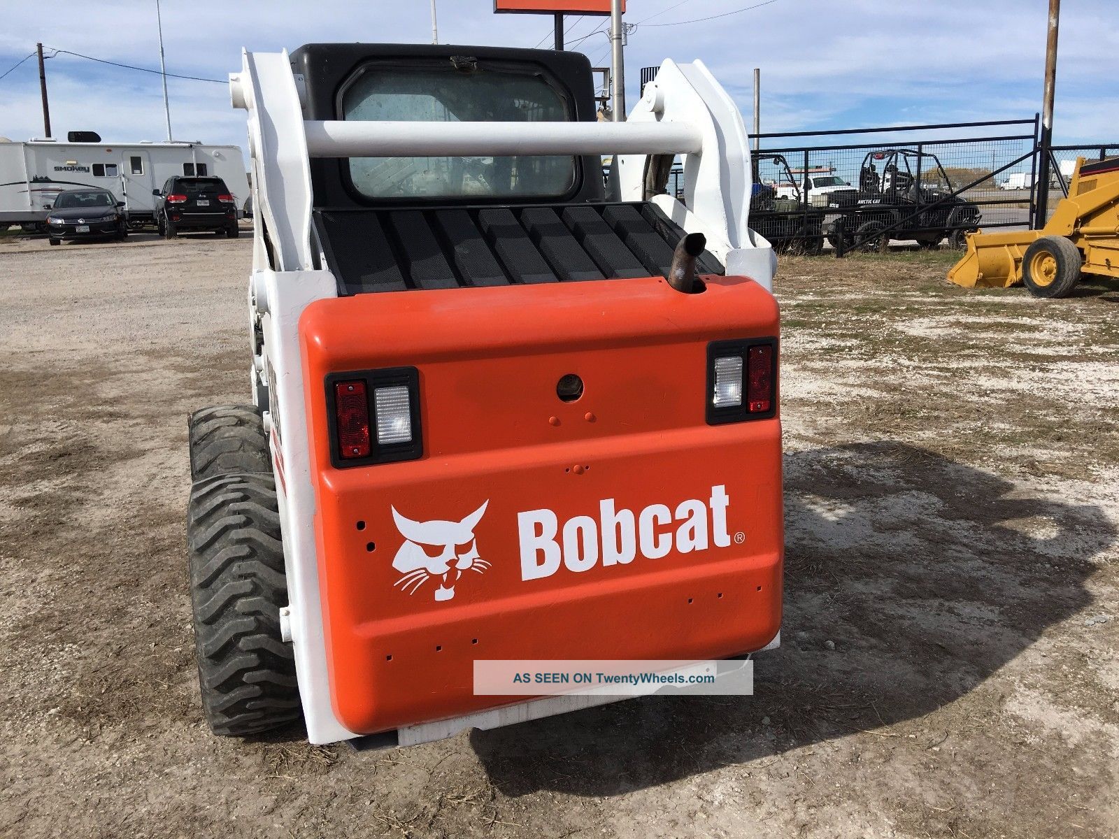 Bobcat S185 Skid Steer Loader High Flow Auxiliary Hydraulics Low Hour