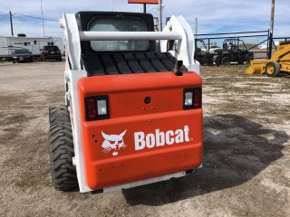 Bobcat S185 Skid Steer Loader High Flow Auxiliary Hydraulics Low Hour Kubota photo