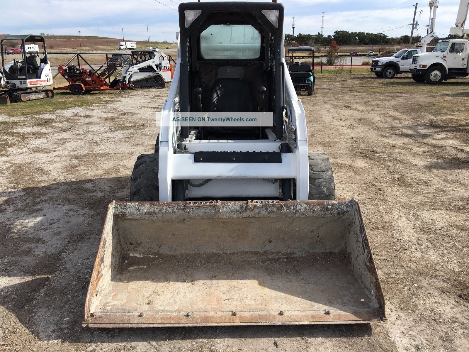 Bobcat S185 Skid Steer Loader High Flow Auxiliary Hydraulics Low Hour