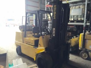 Hyster 12000lb Propane Forklift 3 Stage photo